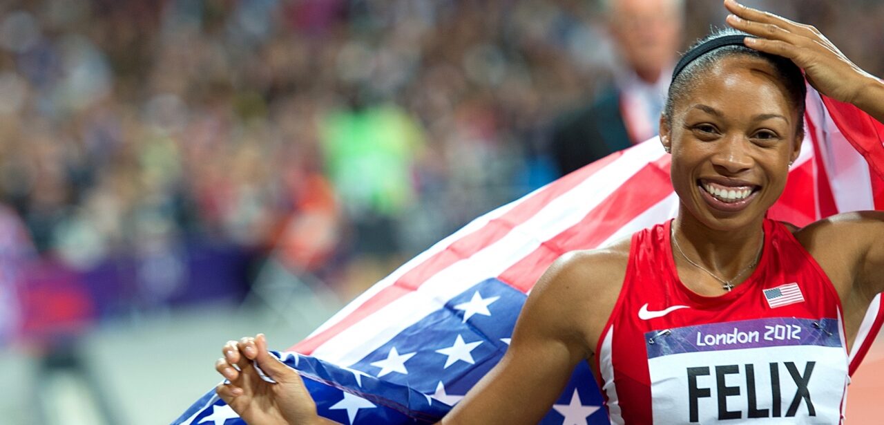 2021 Super Bowl Landing Page Hero Allyson Felix